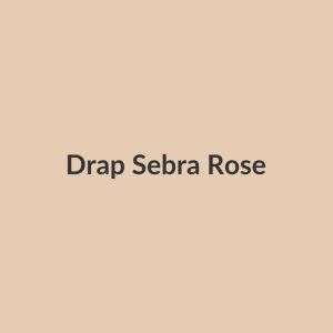 Drap housse bébé coton bio rose Sebra
